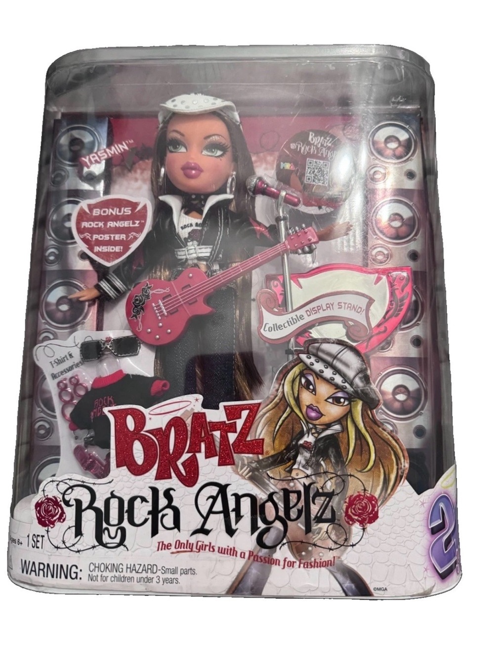 Bratz YASMIN Rock Angelz Doll 20 Years Anniversary 2021 Release NRFB New Angels